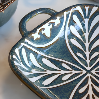 Square Ramekin with Handle Opal