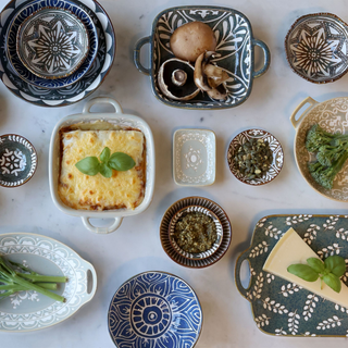 Square Ramekin with Handle Opal