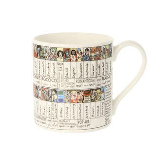 Art Chart China Mug 300ml Bone