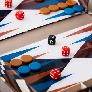 Backgammon Board Game Black