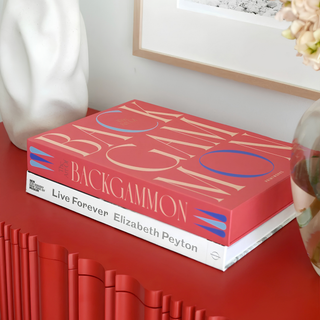 Backgammon Board Game Red