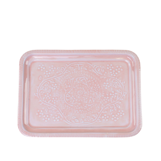 Berber Enamelled Tray Pink