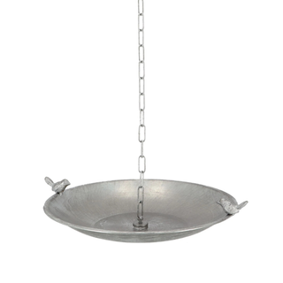 Bird Bath with Rain Chain