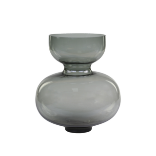 Black Glass Vase