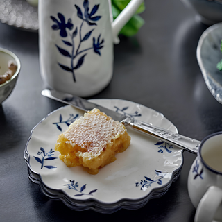 Bloomingville Eimy Plate Blue Stoneware