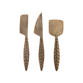 Bloomingville Cheese Utensil Brass Iron