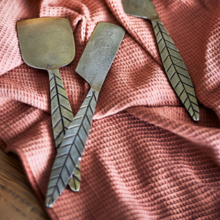 Bloomingville Cheese Utensil Brass Iron