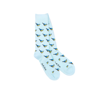 Swole Panda Women's Socks Blue Tit