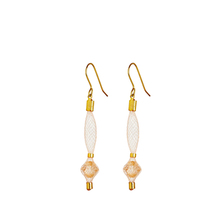 Bláithín Ennis Small Droplet Earrings Blush Gold