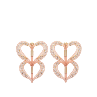 Bláithín Ennis Statement Smitten Studs Earrings Blush Gold
