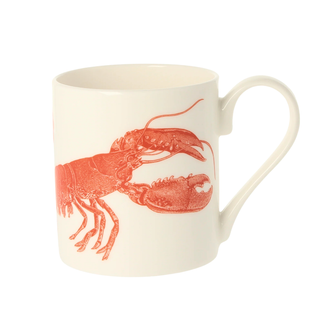 Lobster China Mug 300ml Bone