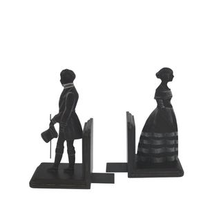 Bookends Silhouette Man & Lady