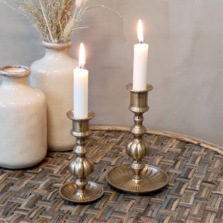 Candlestick Antique Brass