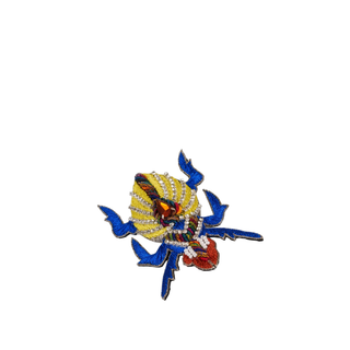Bug Brooch Yellow & Blue