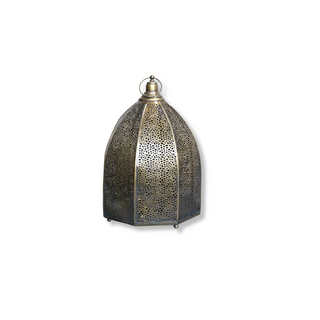 Lantern with Hole Antique Brass