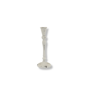 Candlestick Antique Cream H18.5cm