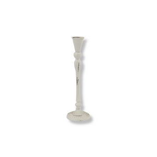Candlestick Antique Cream H23cm