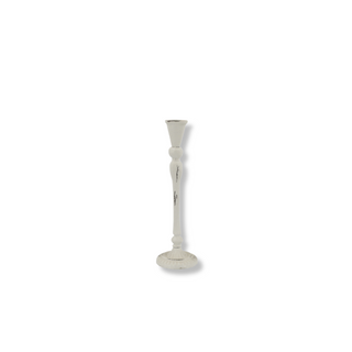 Candlestick Antique Cream H18.5cm