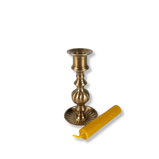 Candlestick Brass 14cm