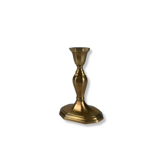 Candlestick Brass Antique H15cm