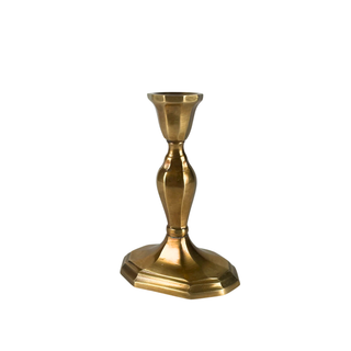 Candlestick Brass Antique H15cm
