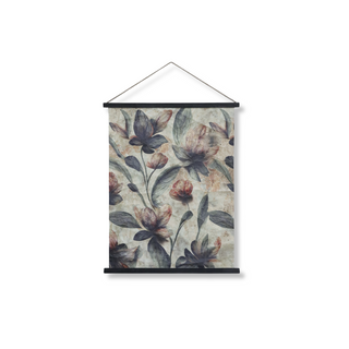 Hanging Canvas with Flowers