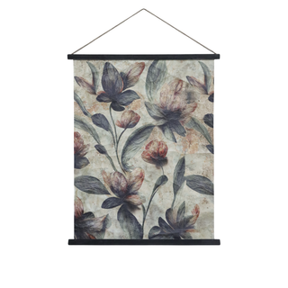 Hanging Canvas with Flowers