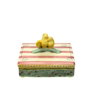 Ceramic Box with Birds