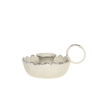 Chamberstick Antique Cream