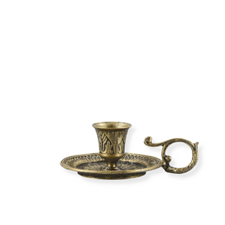Antique Brass Chamberstick
