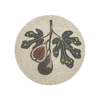 Chartres Plate in Mosaic with Figs