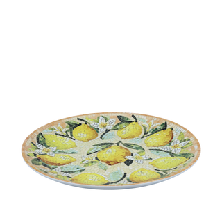 Chartres Tray in Mosaic with Lemons