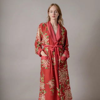 One Hundred Stars Red Chrysanthemum Gown
