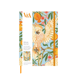 Clothbound A5 Journal Cockatoo and Pomegranate