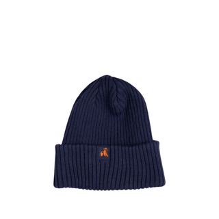 Swole Panda Organic Cotton Beanie Navy