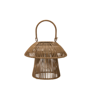 Mushroom Solar Lantern Light Brown
