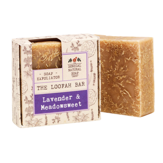 Donegal Natural Soap  The Loofah bar Lavender and Meadowsweet