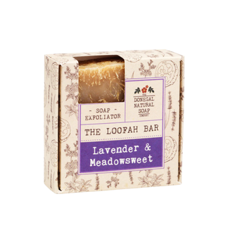 Donegal Natural Soap  The Loofah bar Lavender and Meadowsweet