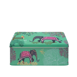 Decorative Tin Elephant Green