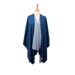 Emma Cape Sky Blue & Grey