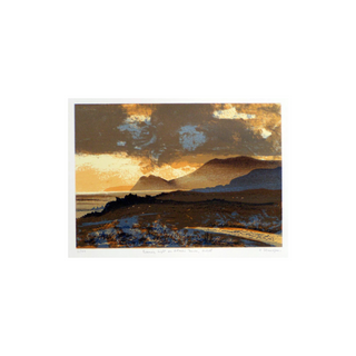 Evening Light On Atlantic Drive Achill Greeting Card