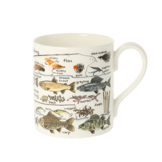 Fishing Bone China Mug 300ml