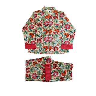 Powell Craft Pyjama Set Floral Garden
