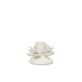 Candlestick Flower Antique Cream