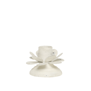 Candlestick Flower Antique Cream