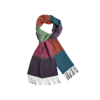 Foxford Lambswool Scarf Contemporary Stripe