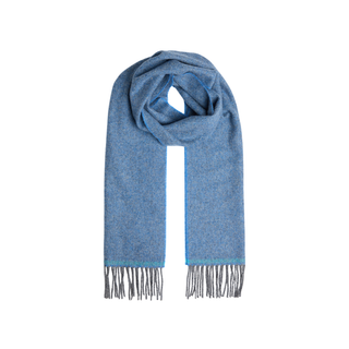 Foxford Lambswool Scarf Cornish Blue