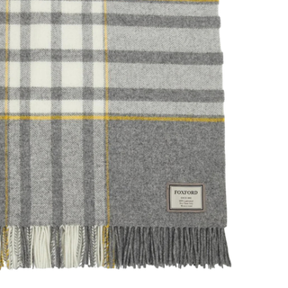 Foxford Liath Lambswool Throw