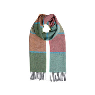 Foxford Lambwool Scarf Summer Contemporary Stripe