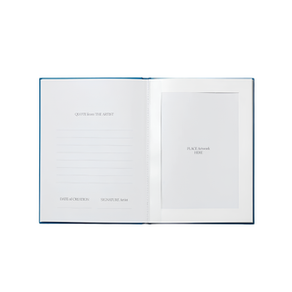 Frame Book Great Art Blue